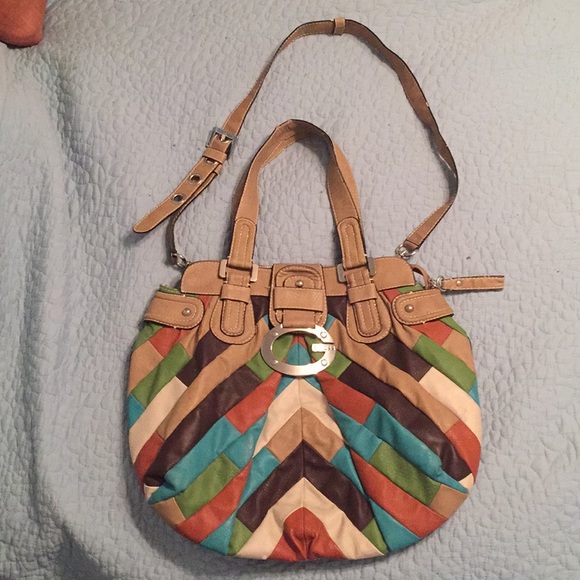 Guess Boho satchel purse - Picture 5 of 8